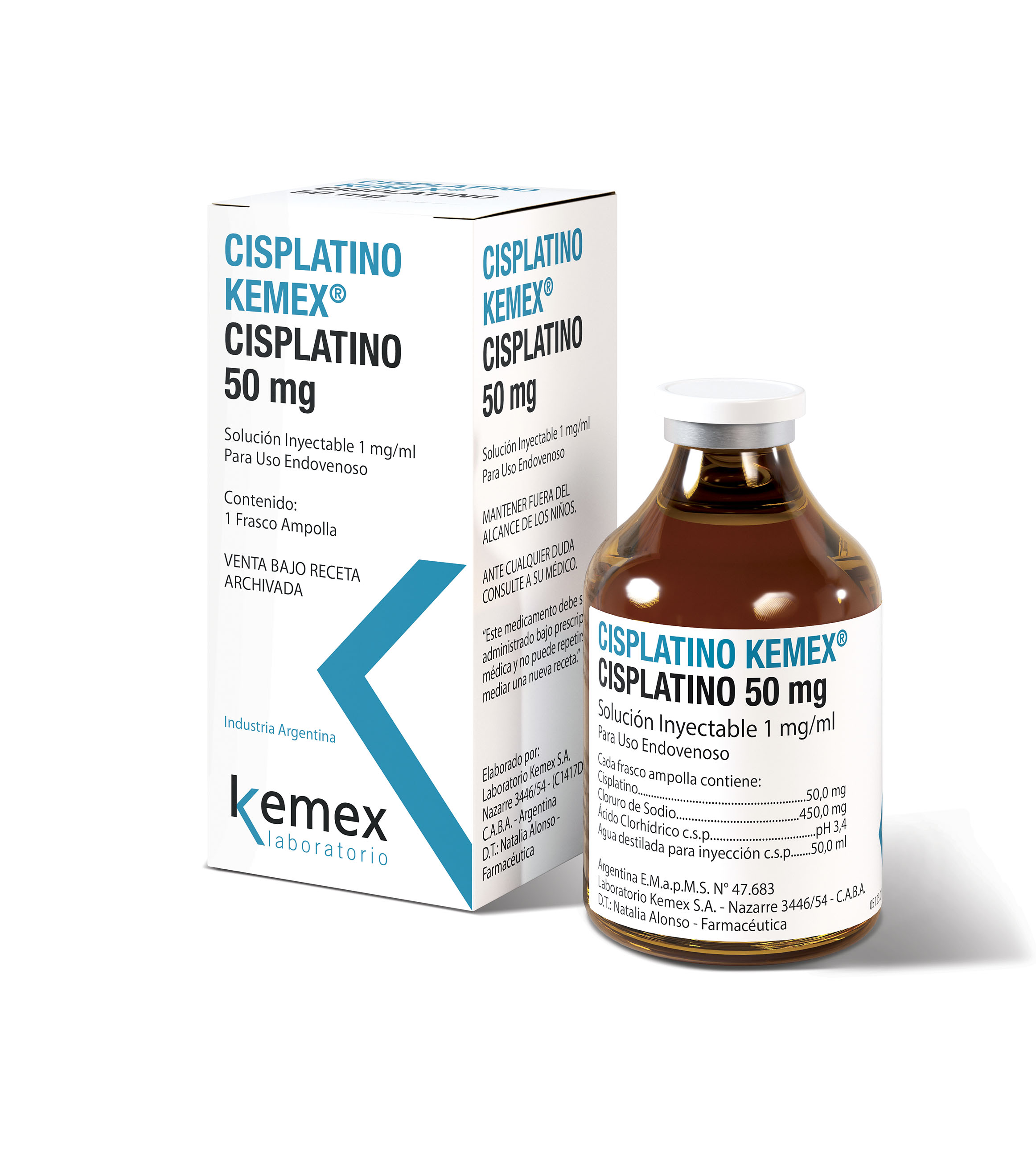Cisplatin 10 - 50 mg 