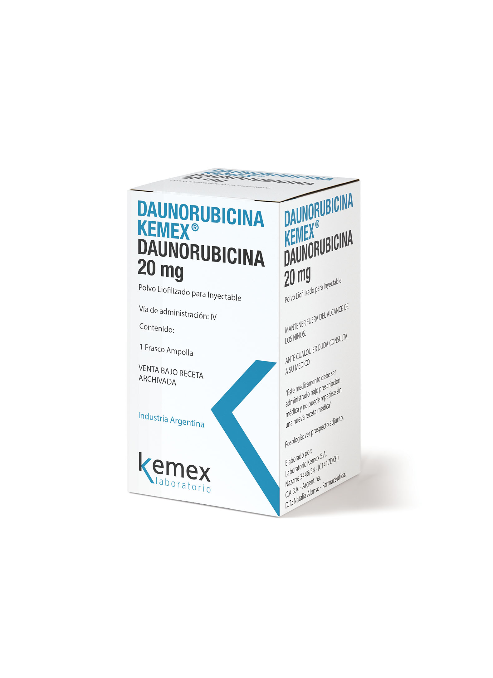 Daunorubicina 20 mg